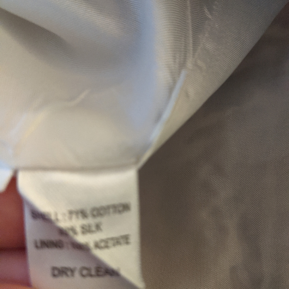 EUC Loft dark brown and white abstract print pencil skirt - Picture 8 of 8